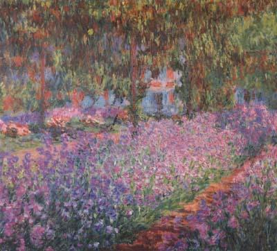 Claude Monet The Artist's Garden at Giverny (san30) oil painting picture